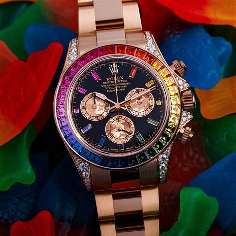 gradient rainbow rolex|Rolex rainbow daytona reviews.